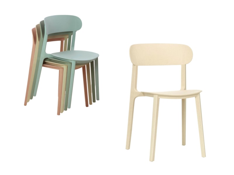 Steppel stevige kunststof stoel stapelbaar Steppel stevige kunststof stoel stapelbaar