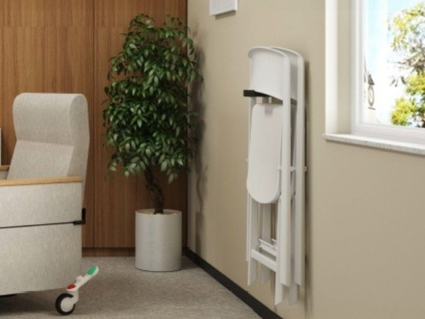 Stoel ophangsysteem voor CongresFold Pro klapstoel