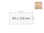 Tafelblad 60x120cm