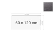 Tafelblad 60x120cm
