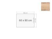 Tafelblad 60x80cm