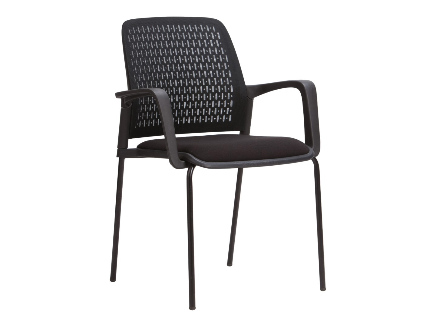 VACA13 Start stapelbare vierpootstoel met armleuningen – training-, zaal- en vergaderstoel