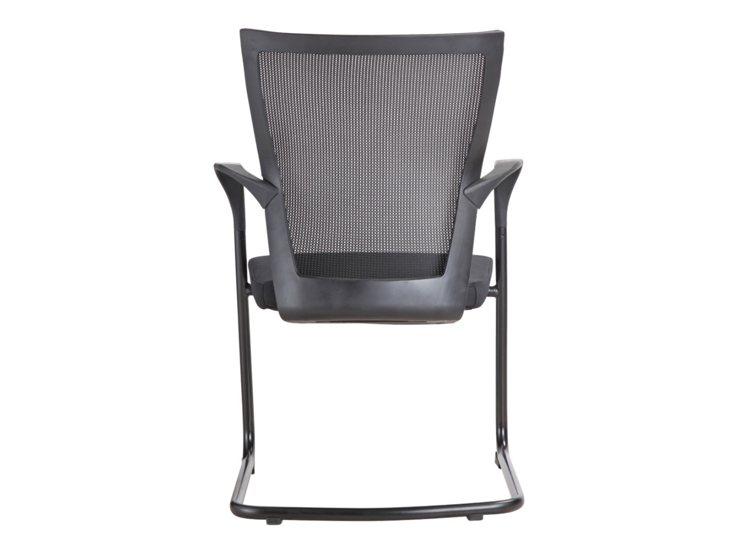 Matrix sledeframe vergaderstoel stapelbaar mesh rug