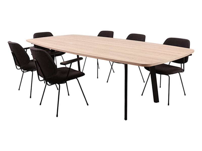 Vergadertafel MAYA Ovaal bootvormig Vergadertafel MAYA Ovaal bootvormig