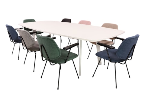 Vergadertafel MAYA Ovaal bootvormig Vergadertafel MAYA Ovaal bootvormig