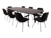 Vergadertafel MAYA Ovaal bootvormig