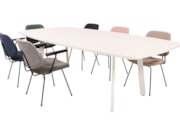 Vergadertafel MAYA Ovaal bootvormig