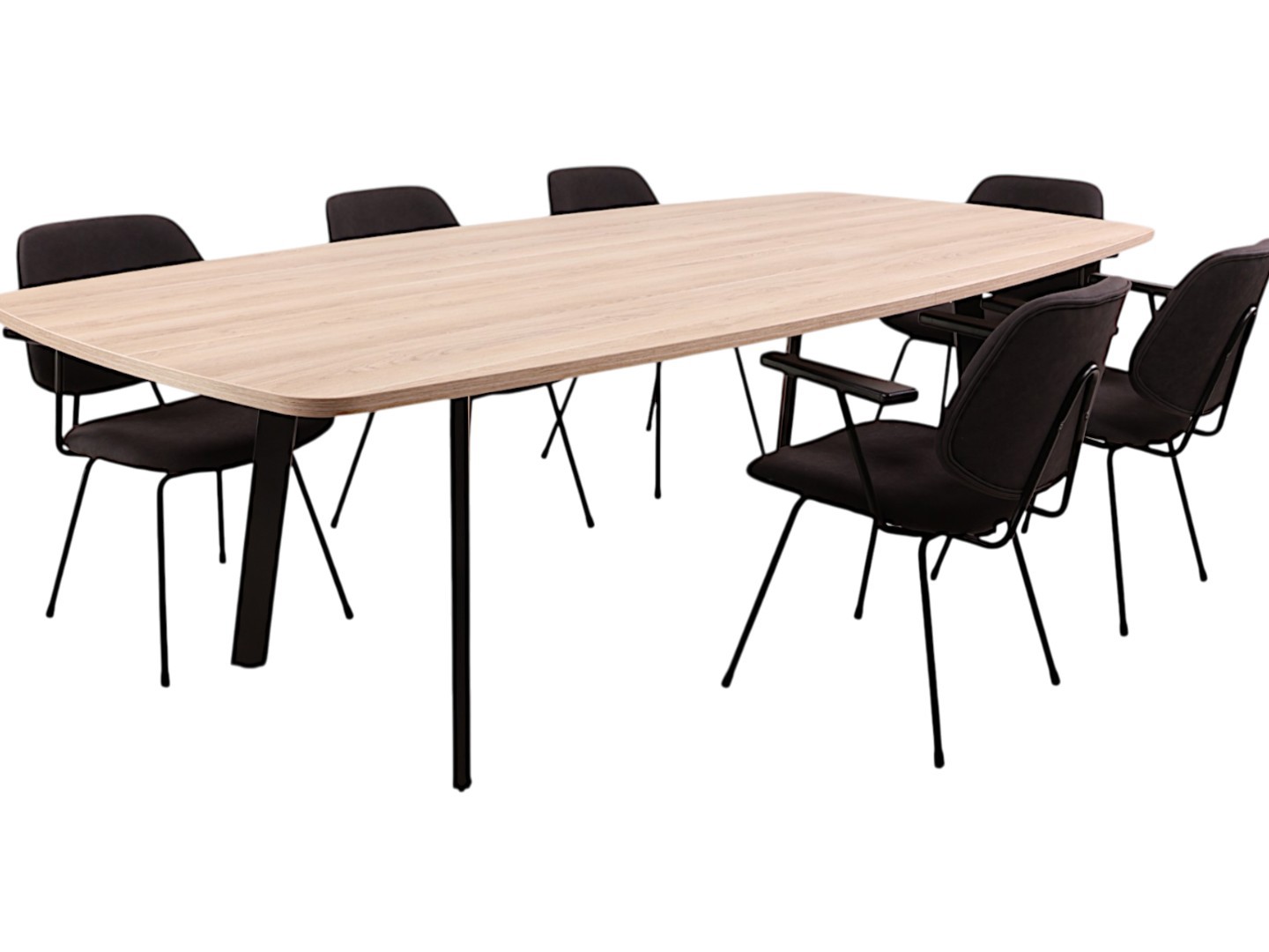 Vergadertafel MAYA Ovaal bootvormig ovaal 220