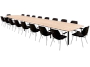 Vergadertafel MAYA Ovaal bootvormig ovaal XL