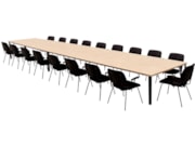 Vergadertafel MAYA rechthoekig XL