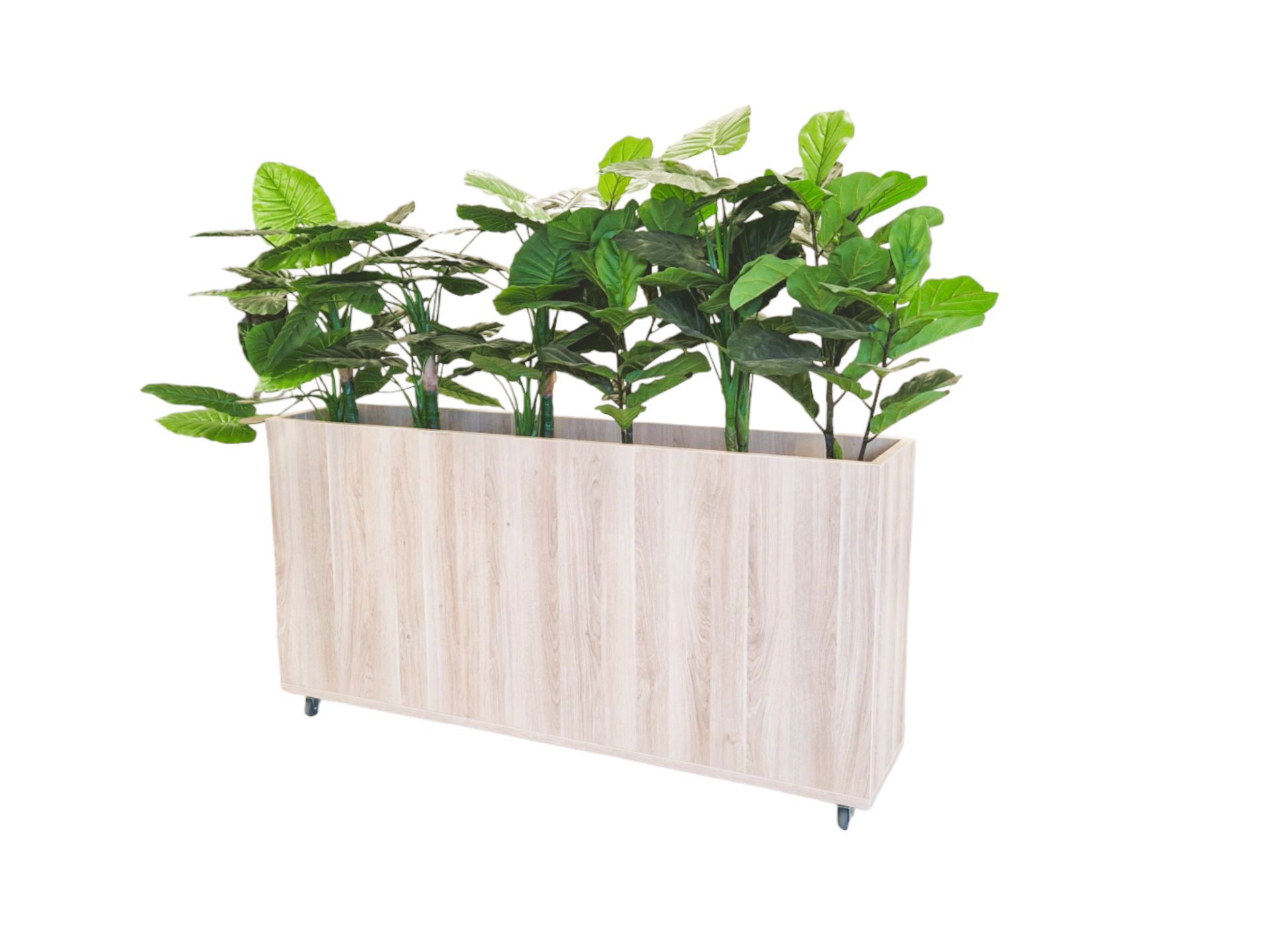 Verrijdbare plantenbak 160 cm