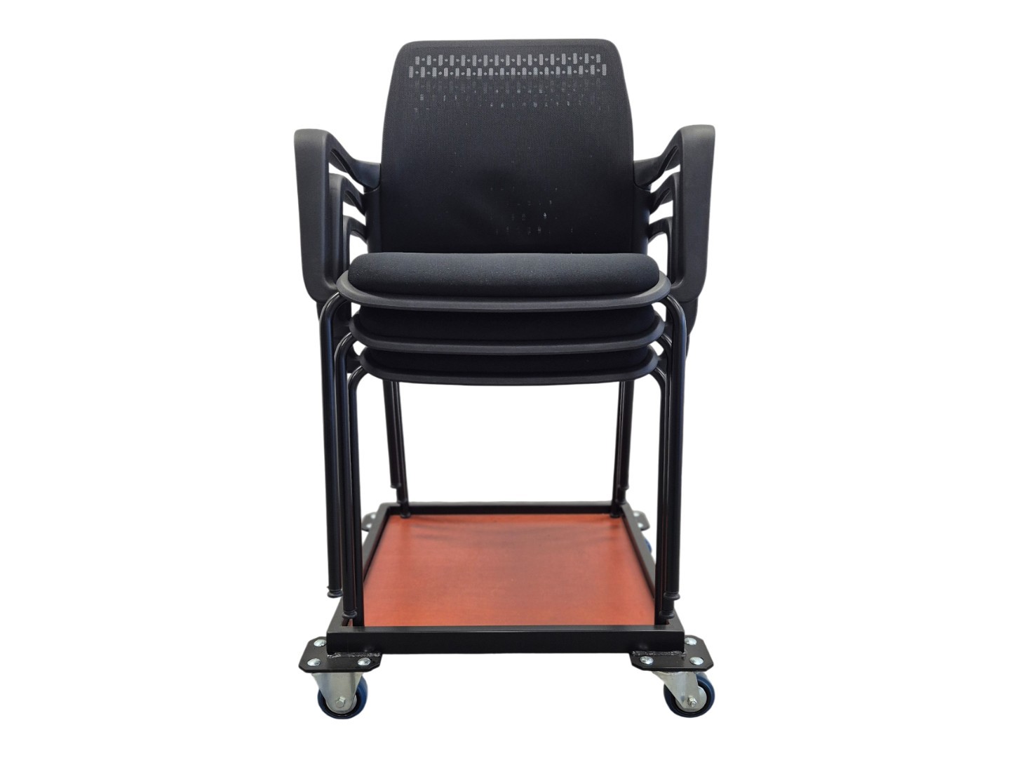 Verrijdbare trolley stoelenwagen voor stapelstoelen