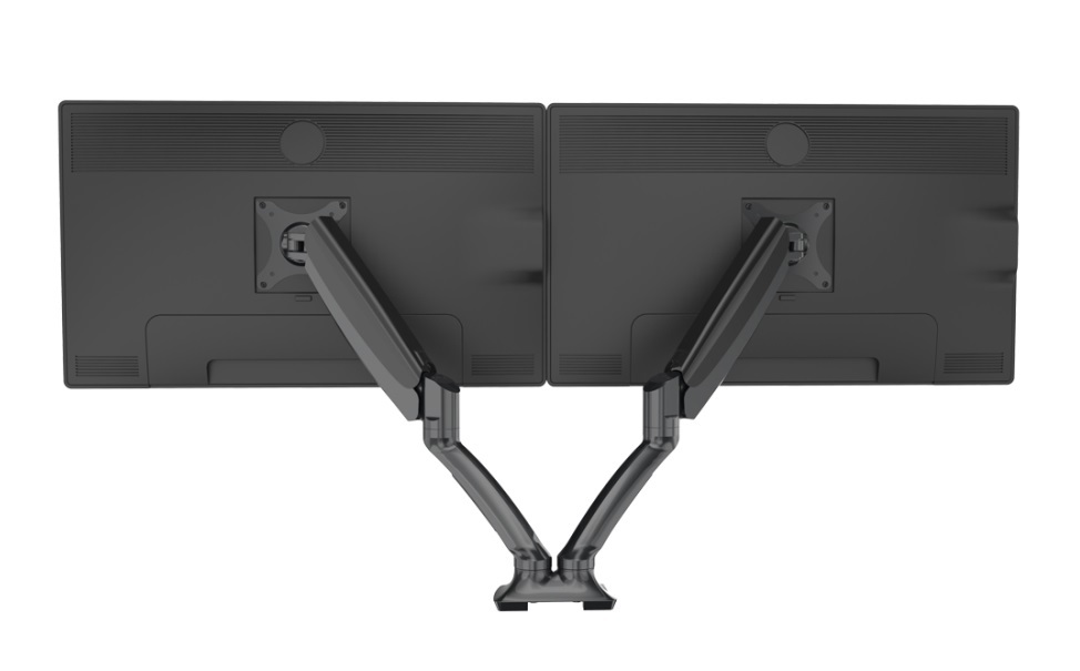 Dubbele schermhouder monitorarm Dudly gasveer
