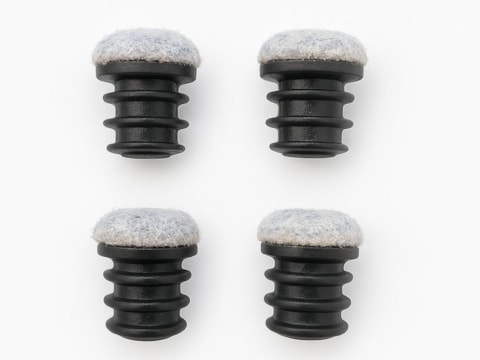 Set van 4 stoeldoppen met vilt Set van 4 stoeldoppen met vilt