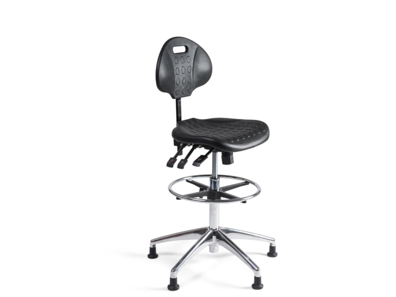 Werkstoel 344 PU nylon (hoog)