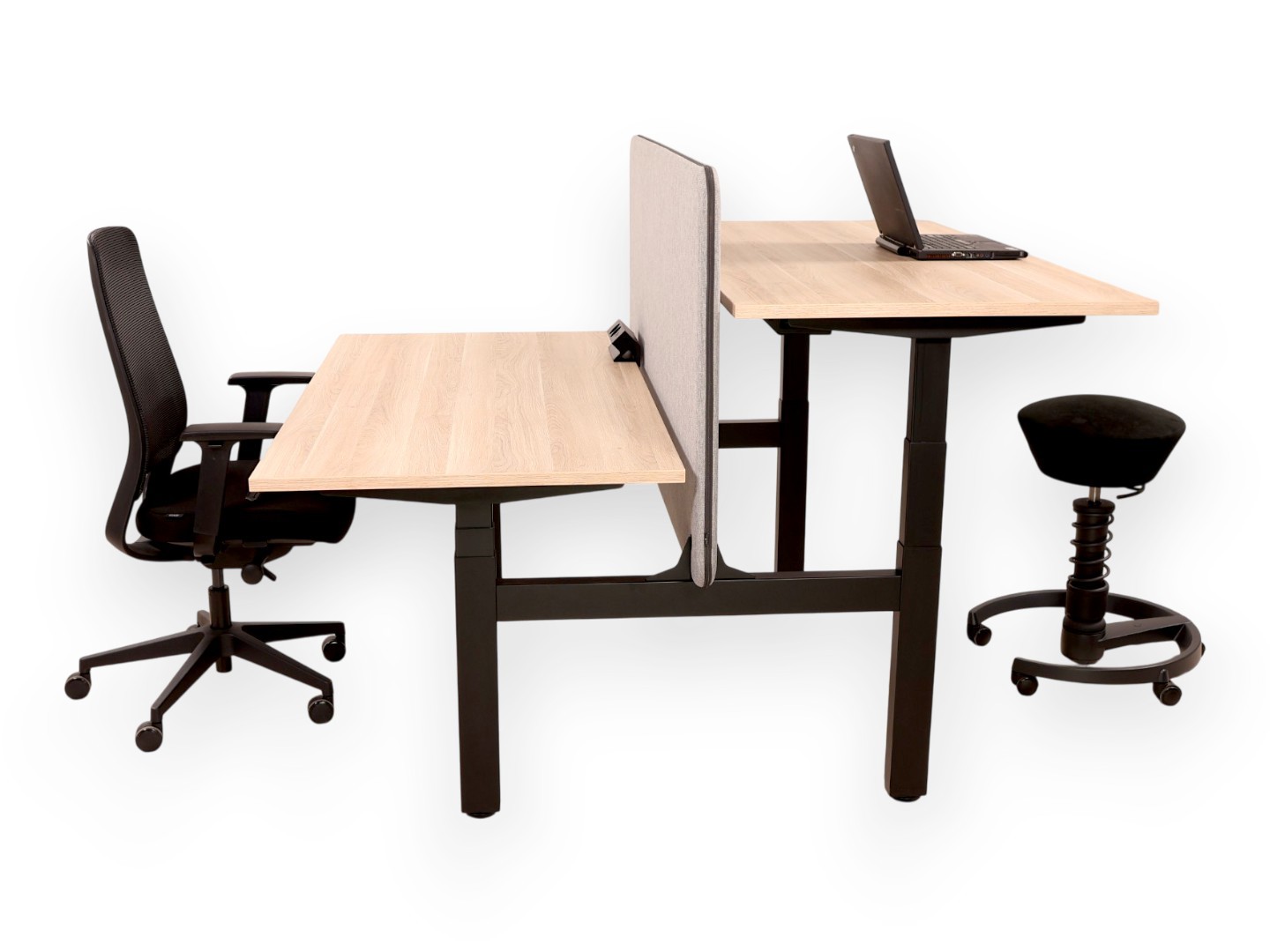 YOUP06 NPR Elektrisch Duo Zit-Sta Bureau - 150kg - 10j Garantie