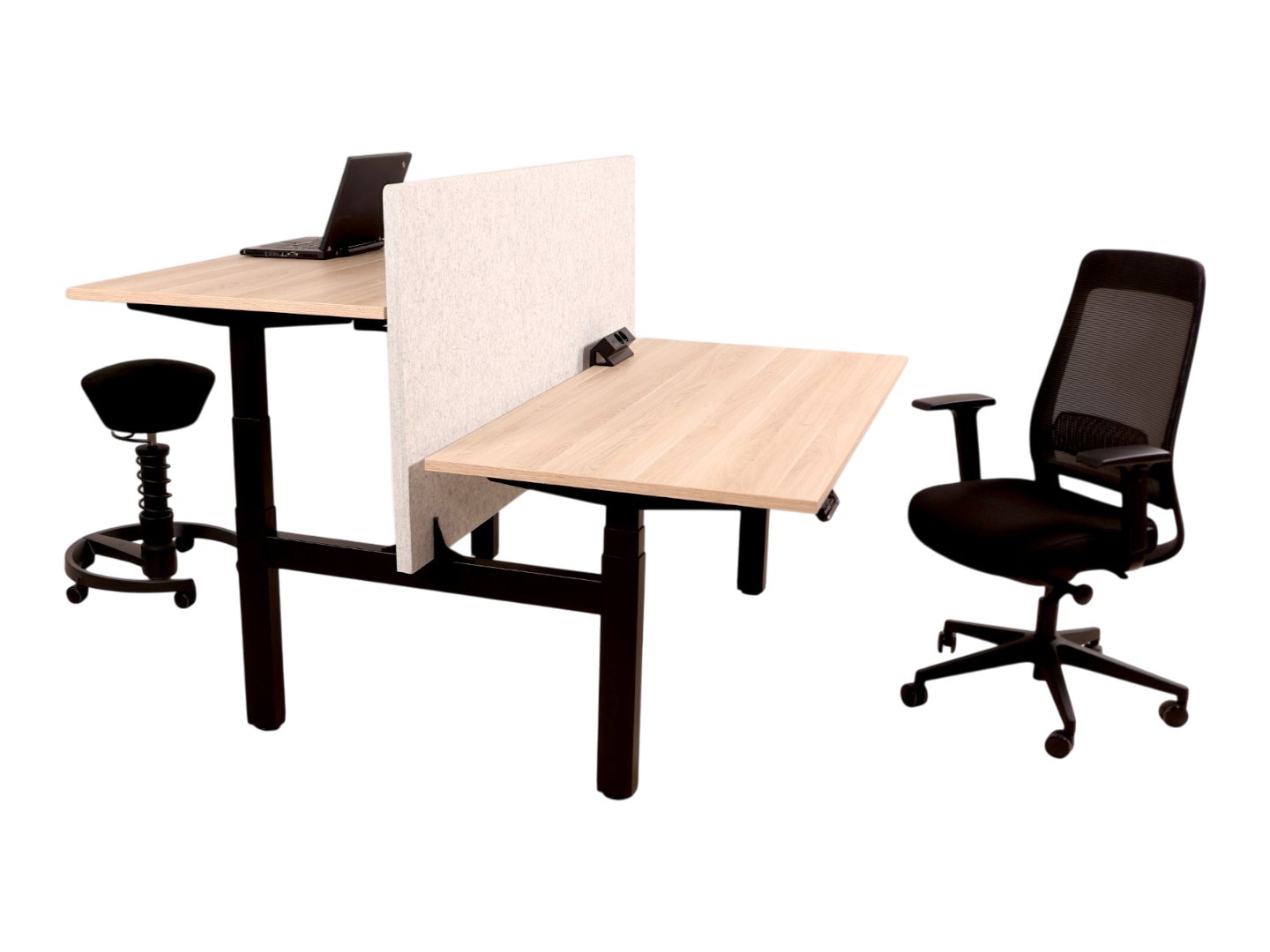 YOUP06 NPR Elektrisch Duo Zit-Sta Bureau - 150kg - 10j Garantie