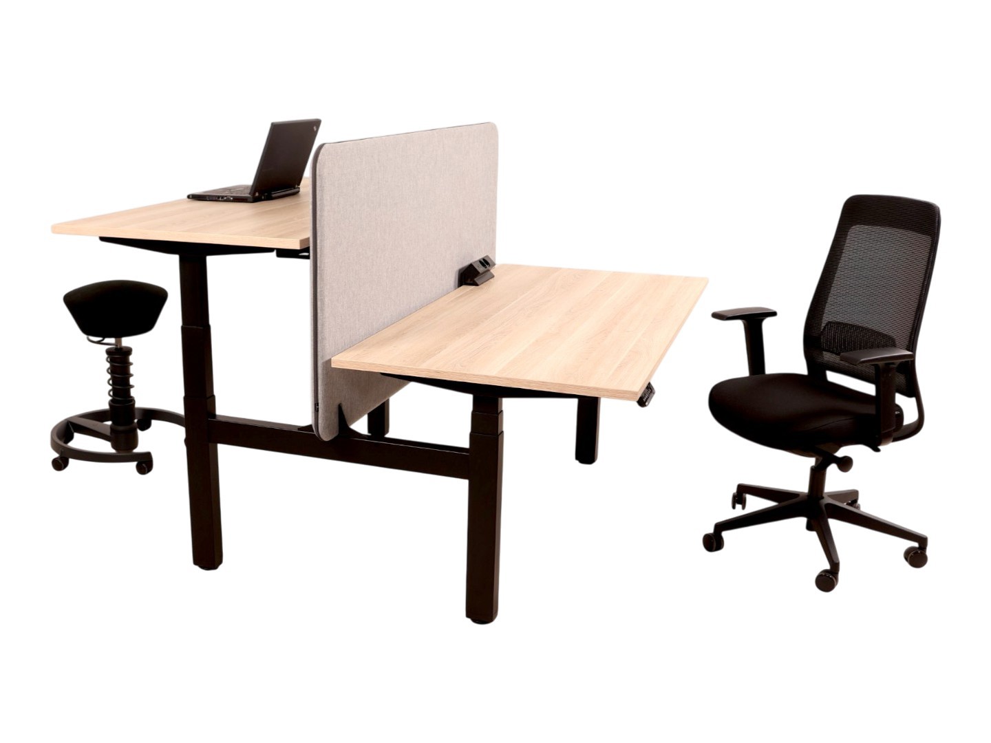 YOUP06 NPR Elektrisch Duo Zit-Sta Bureau - 150kg - 10j Garantie