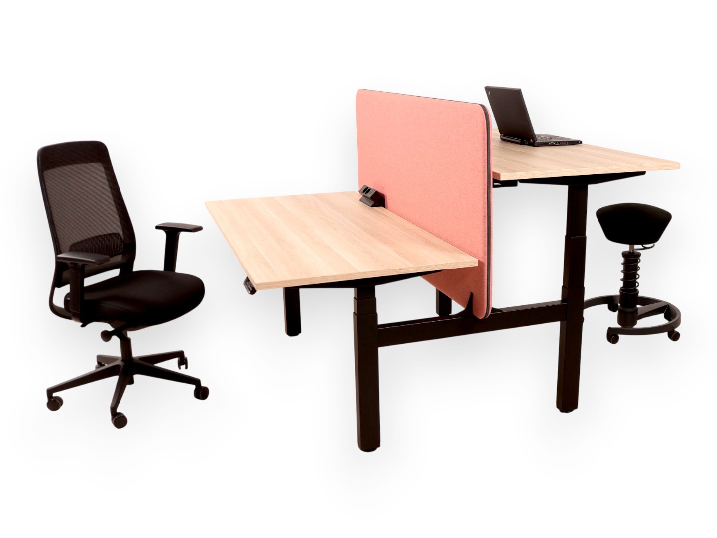YOUP06 NPR Elektrisch Duo Zit-Sta Bureau - 150kg - 10j Garantie