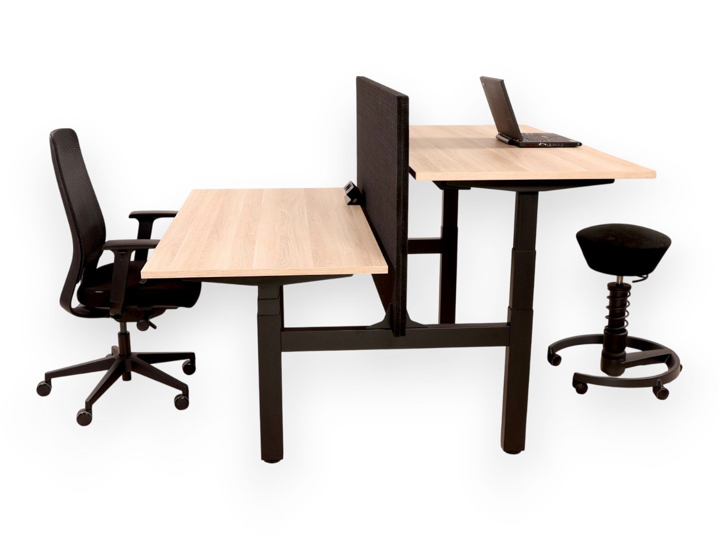 YOUP06 NPR Elektrisch Duo Zit-Sta Bureau - 150kg - 10j Garantie