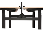 YOUP06 NPR Elektrisch Duo Zit-Sta Bureau - 150kg - 10j Garantie